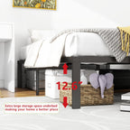 Bed Frame 36CM High Metal Platform Frames Kingsize