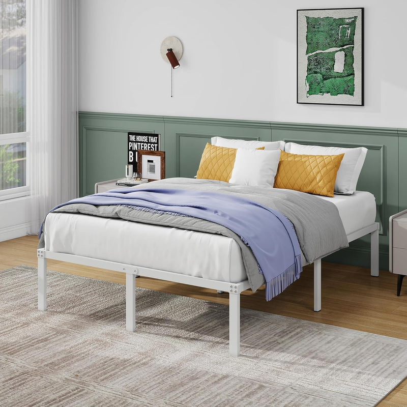 Bed Frame 36CM High Metal Platform Frames Kingsize