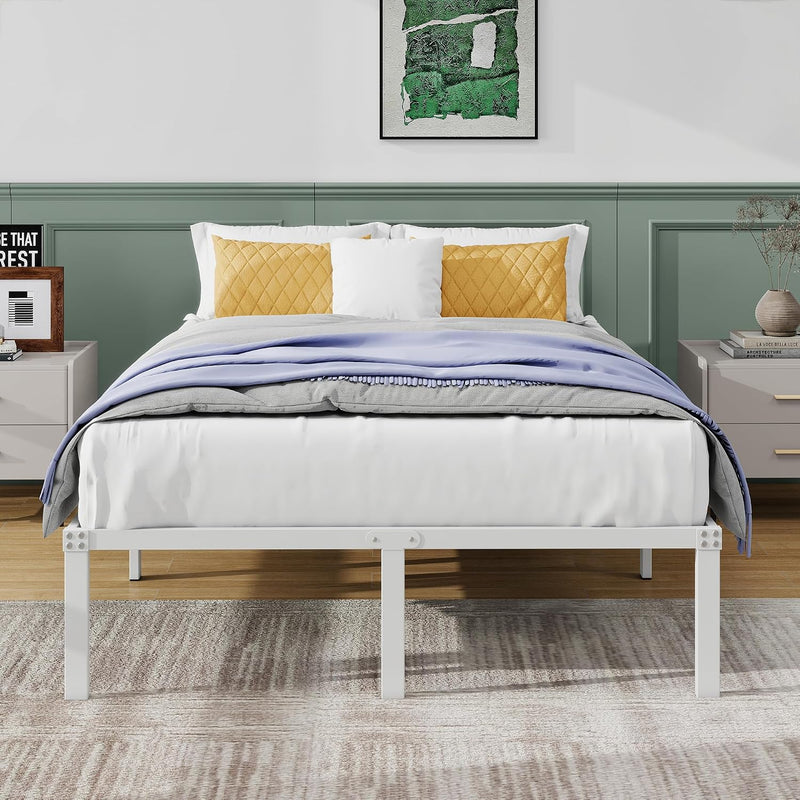 Bed Frame 36CM High Metal Platform Frames Kingsize