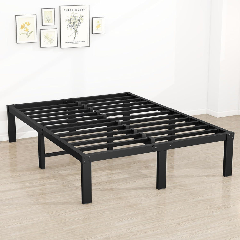Bed Frame 36CM High Metal Platform Frames Kingsize