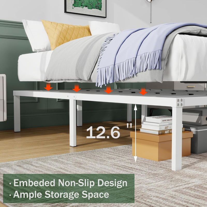 Bed Frame 36CM High Metal Platform Frames Kingsize
