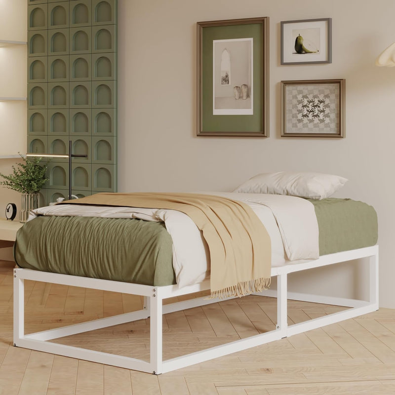 Bed Frame 36CM High with Steel Slats Support
