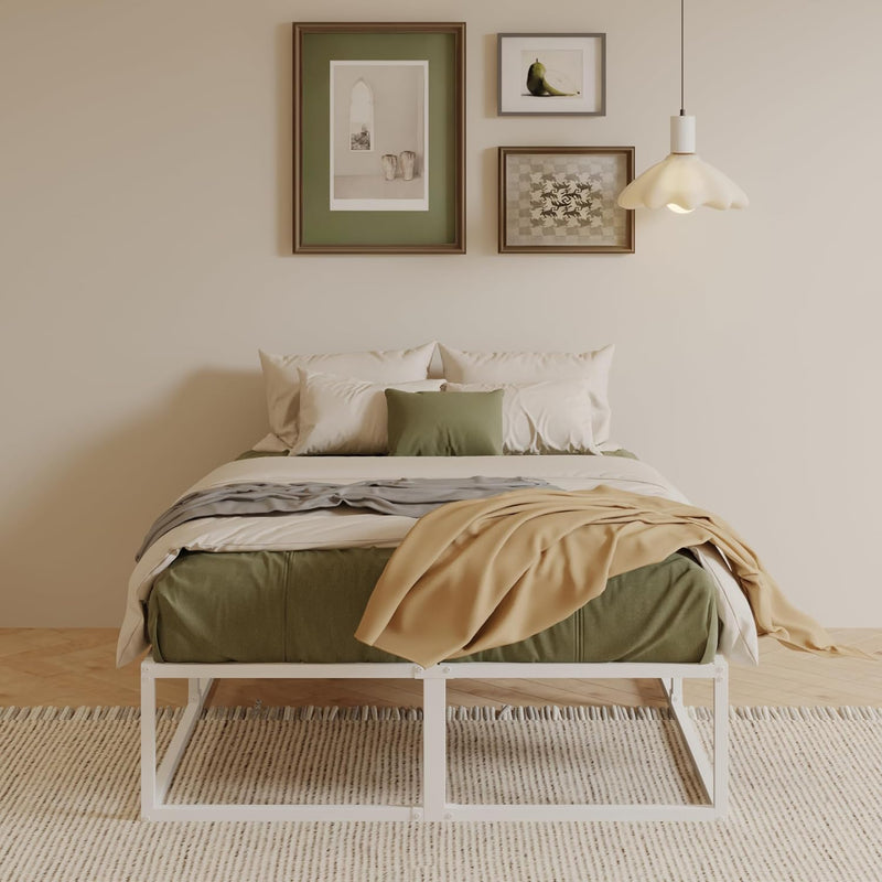 Bed Frame 36CM High with Steel Slats Support