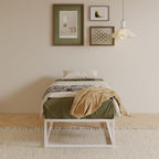 Bed Frame 36CM High with Steel Slats Support