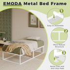 Bed Frame 36CM High with Steel Slats Support