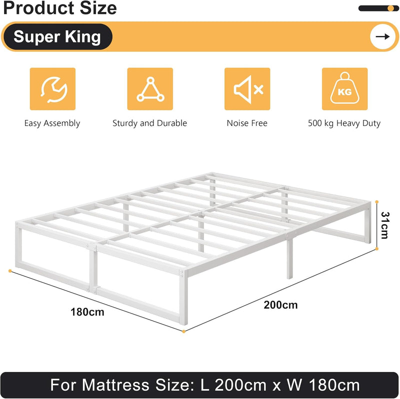 Bed Frame Easy Assembly Noise Free