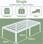 Bed Frame 46CM High with Rounded Corners