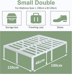 Bed Frame 4FT with Rounded Corners 46CM