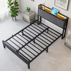 Bed Frame 4ft6 Ergonomics with Charging Station