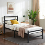Bed Frame All Metal Slats Support Platform