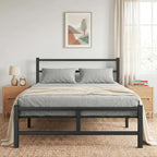 Bed Frame All Metal Slats Support Platform