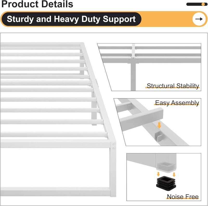 Bed Frame Easy Assembly Noise Free