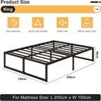 Bed Frame Easy Assembly Noise Free Blake