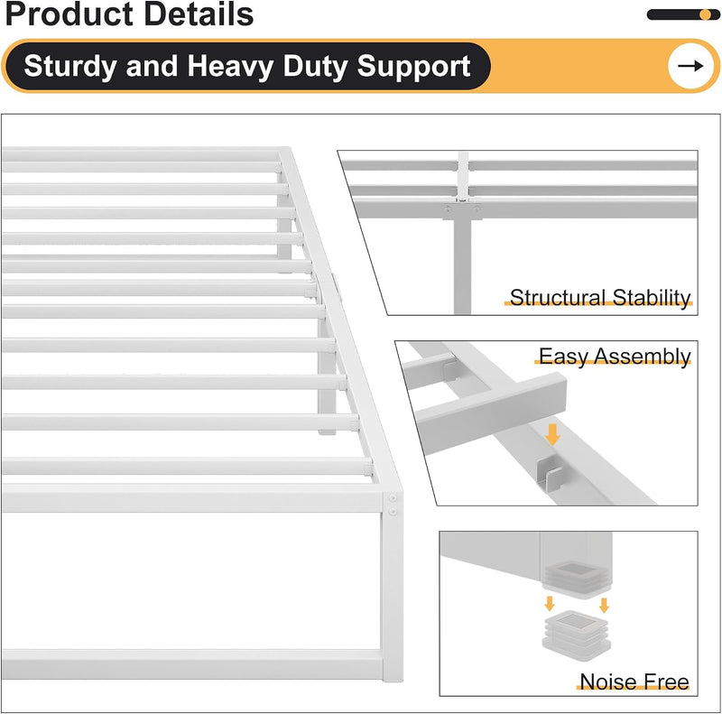 Bed Frame Easy Assembly Noise Free