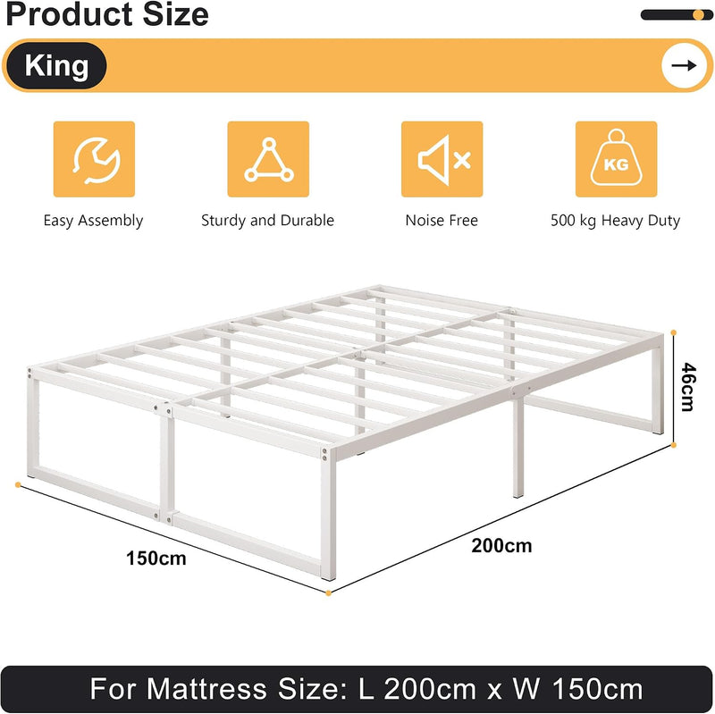 Bed Frame Easy Assembly Noise Free