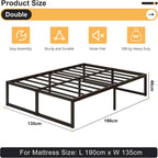 Bed Frame Easy Assembly Noise Free