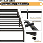 Bed Frame Easy Assembly Noise Free 30CM High