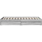 Bed Frame Engineered Wood Material Wooden Storage