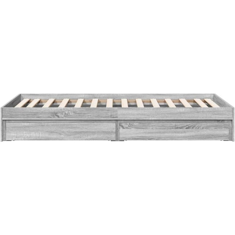 Bed Frame Engineered Wood Material Wooden Storage