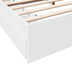 Bed Frame Engineered Wood Material Wooden Storage