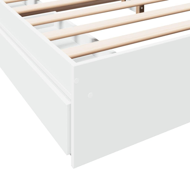 Bed Frame Engineered Wood Material Wooden Storage