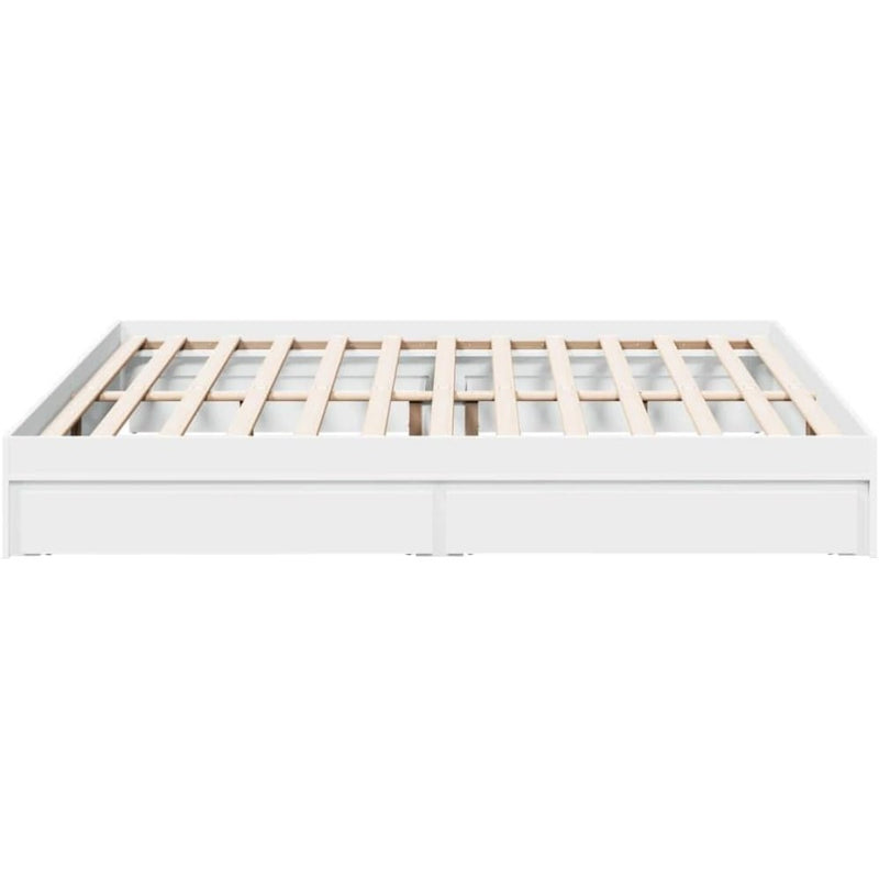 Bed Frame Engineered Wood Material Wooden Storage