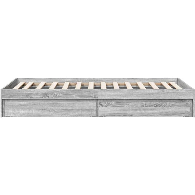 Bed Frame Engineered Wood Material Wooden Storage