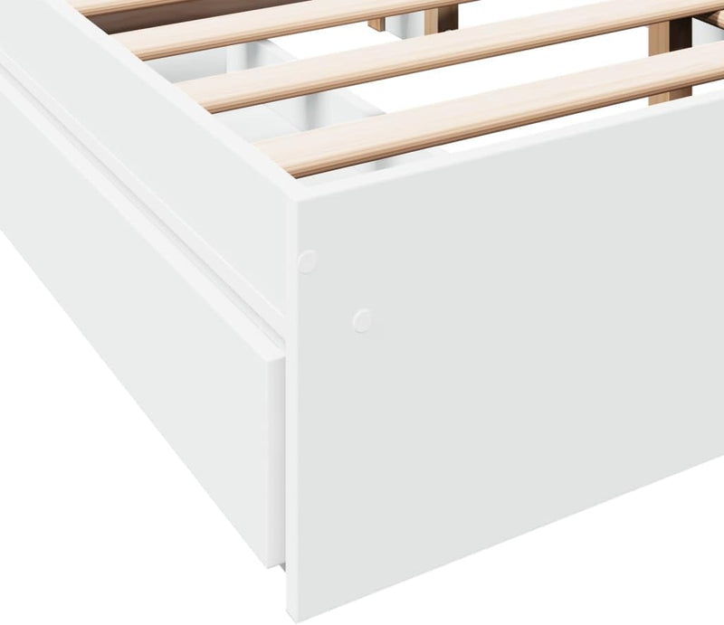 Bed Frame Engineered Wood Material Wooden Storage