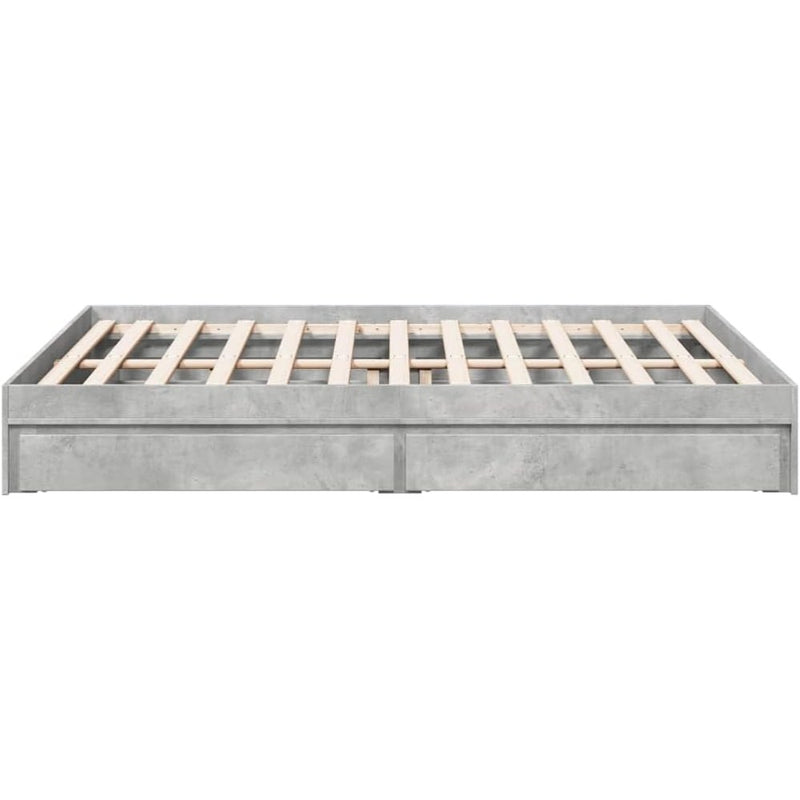 Bed Frame Engineered Wood Material Wooden Storage