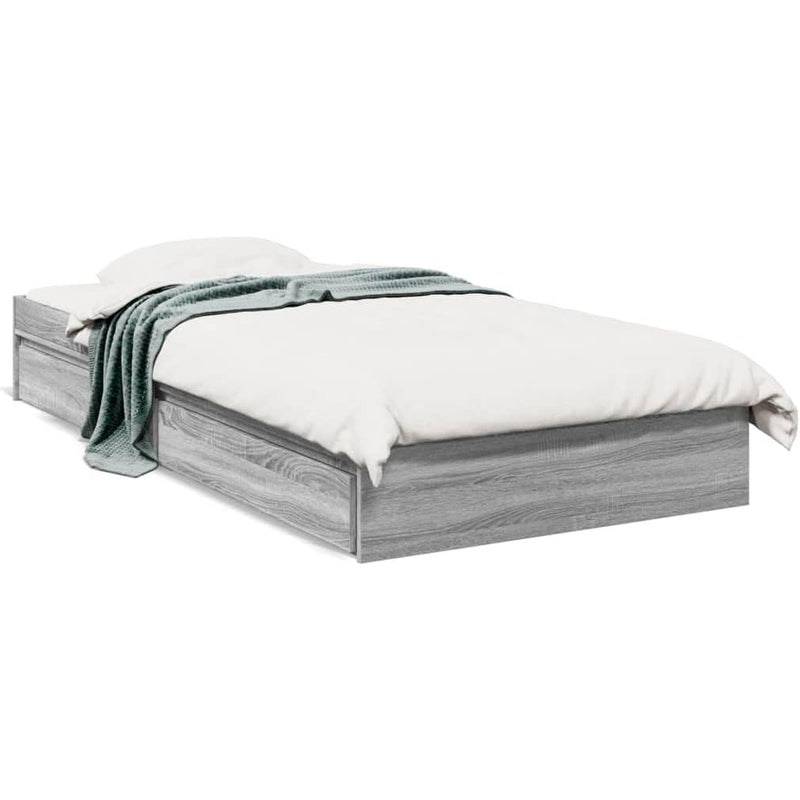 Bed Frame Engineered Wood Material Wooden Storage