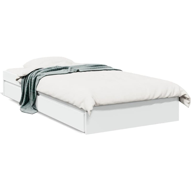 Bed Frame Engineered Wood Material Wooden Storage