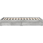 Bed Frame Engineered Wood Material Wooden Storage