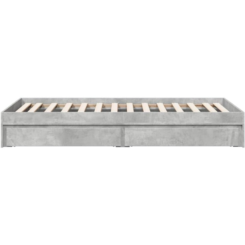 Bed Frame Engineered Wood Material Wooden Storage