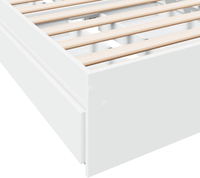 Bed Frame Engineered Wood Material Wooden Storage