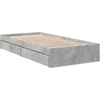 Bed Frame Engineered Wood Material Wooden Storage