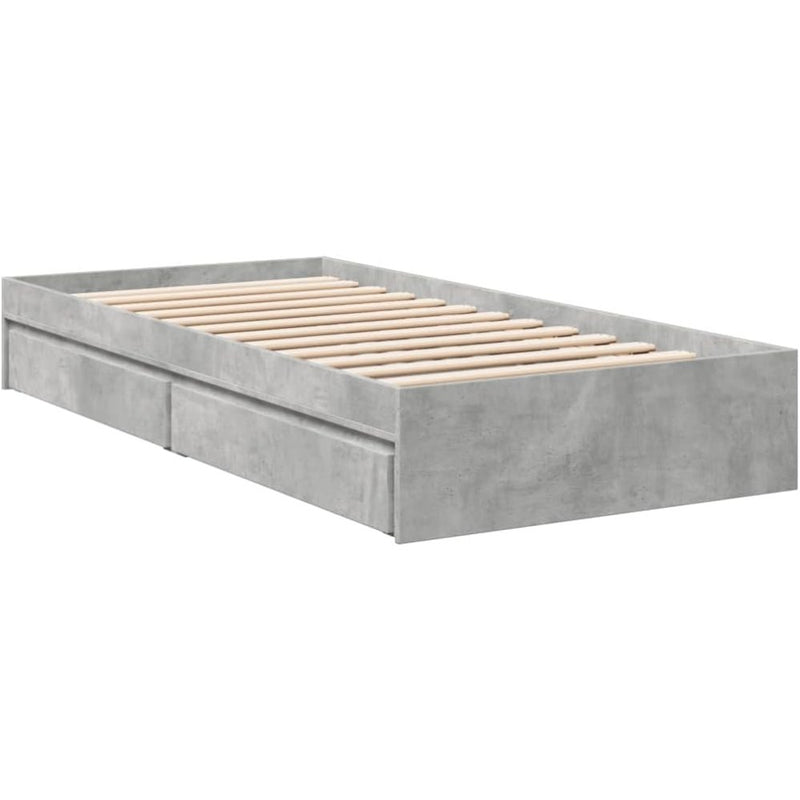 Bed Frame Engineered Wood Material Wooden Storage