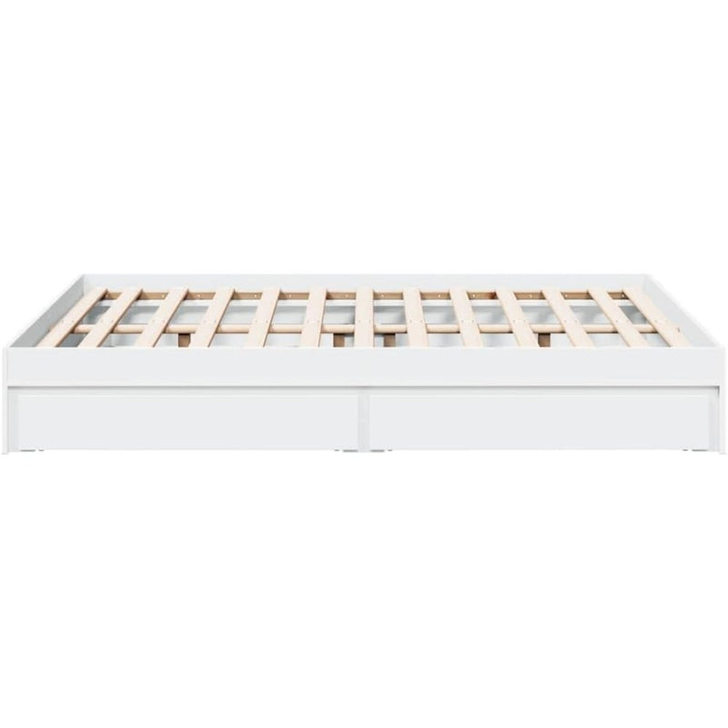 Bed Frame Engineered Wood Material Wooden Storage