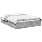 Bed Frame Engineered Wood Material Wooden Storage