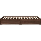 Bed Frame Engineered Wood Material Wooden Storage