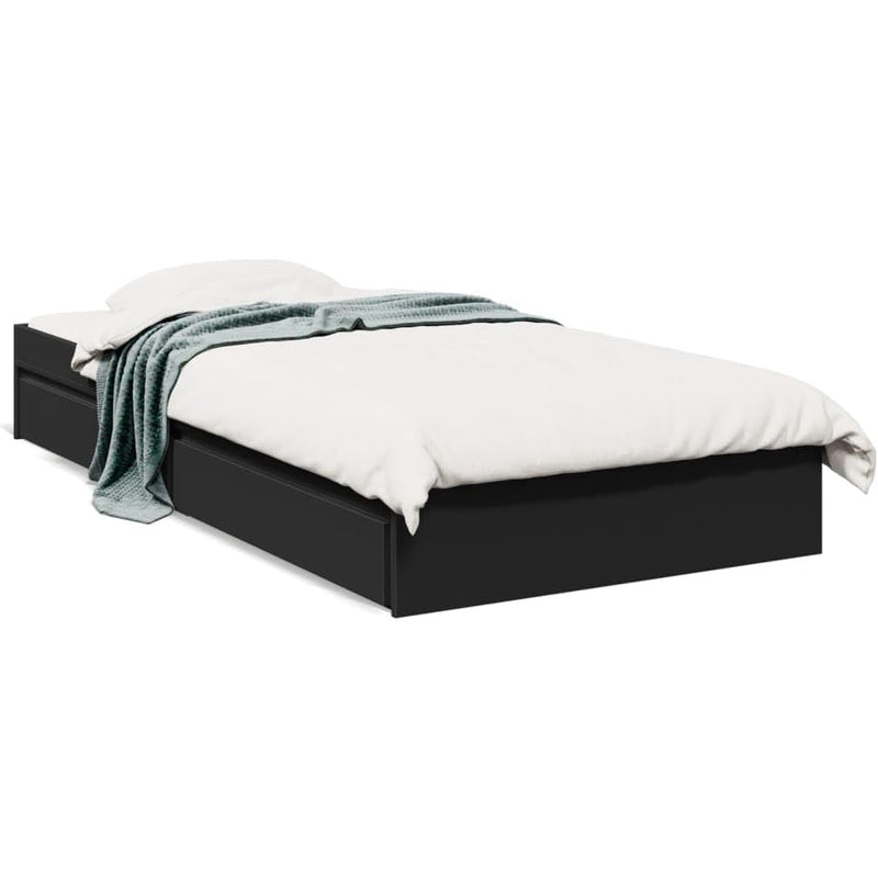 Bed Frame Engineered Wood Material Wooden Storage