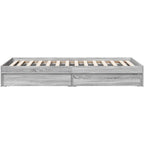 Bed Frame Engineered Wood Material Wooden Storage