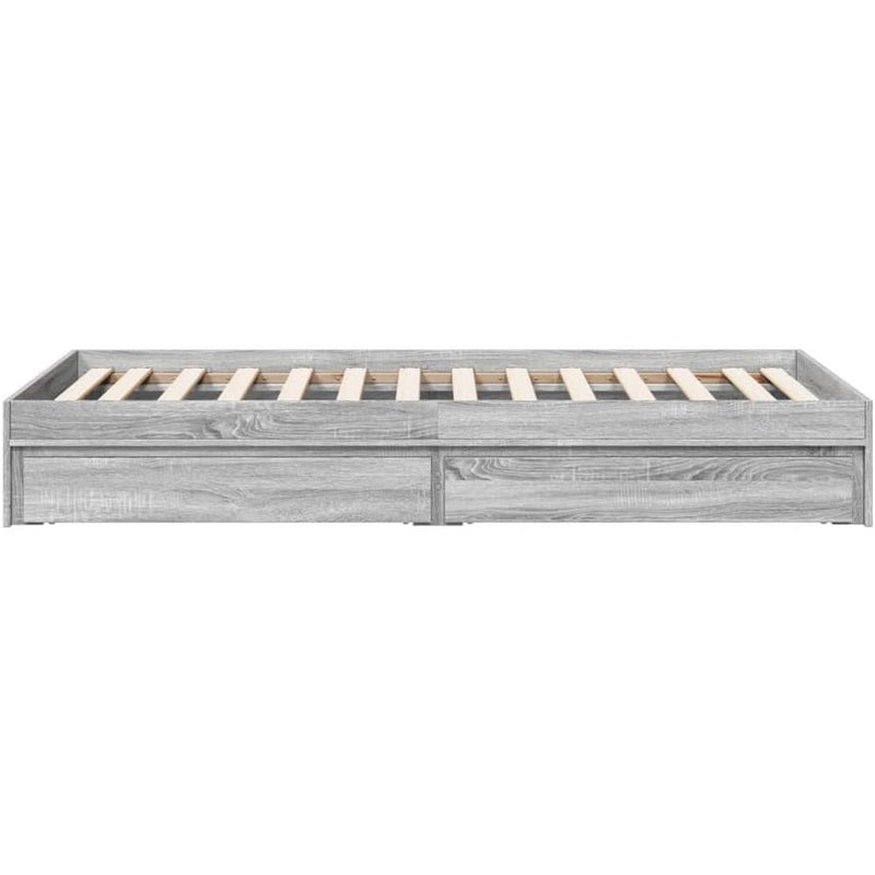 Bed Frame Engineered Wood Material Wooden Storage