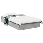 Bed Frame Engineered Wood Material Wooden Storage