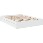 Bed Frame Engineered Wood Material Wooden Storage