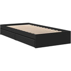 Bed Frame Engineered Wood Material Wooden Storage