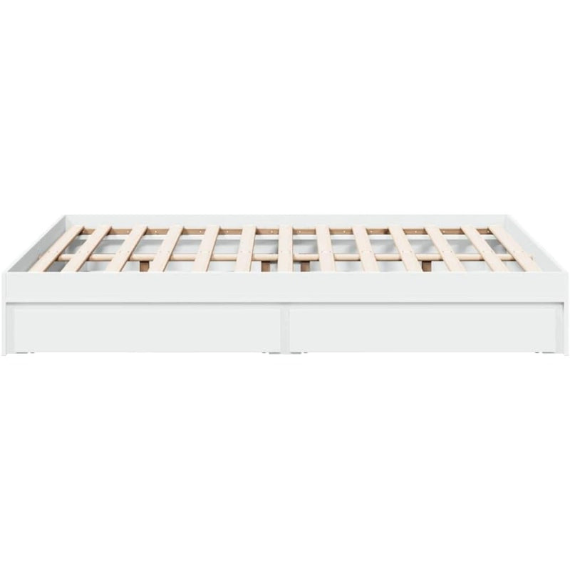 Bed Frame Engineered Wood Material Wooden Storage