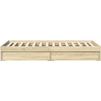 Bed Frame Engineered Wood Material Wooden Storage