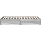 Bed Frame Engineered Wood Material Wooden Storage