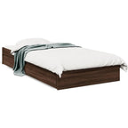 Bed Frame Engineered Wood Material Wooden Storage