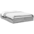 Bed Frame Engineered Wood Material Wooden Storage